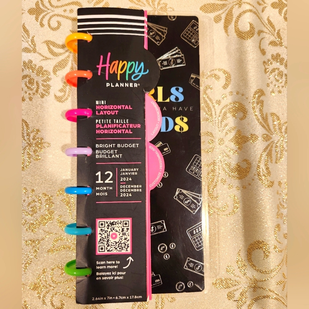 The Happy Planner Bright Budget Skinny Mini Planner